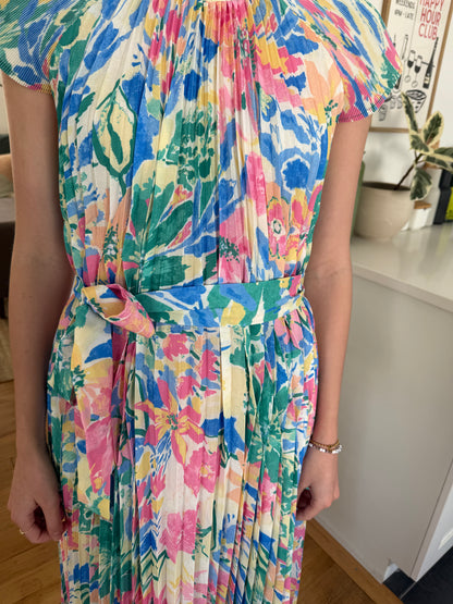Current Air Mona Pleated Maxi Dress
