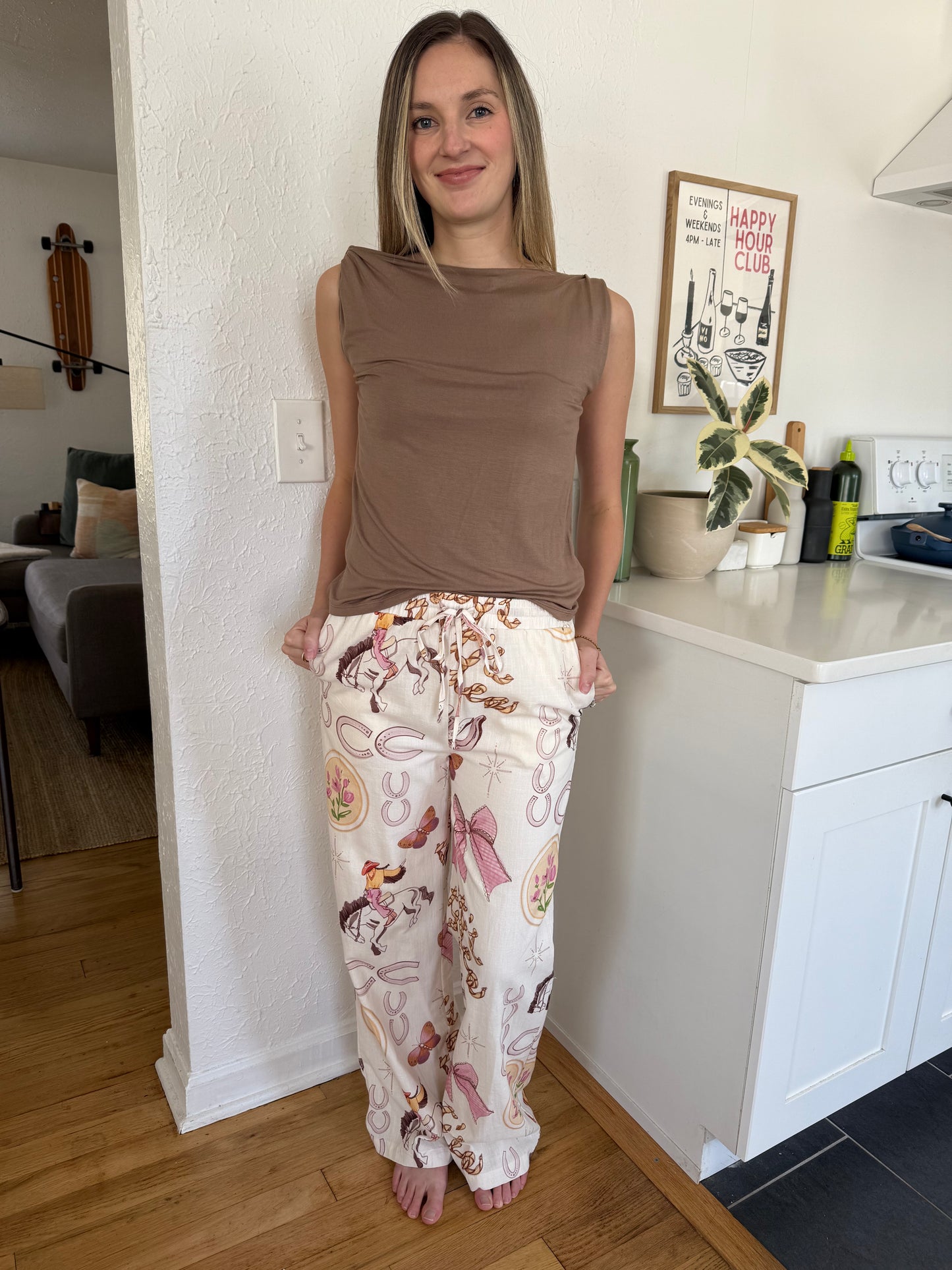 Bailey Rose Tessa Montana Summer Cream Cotton Pants