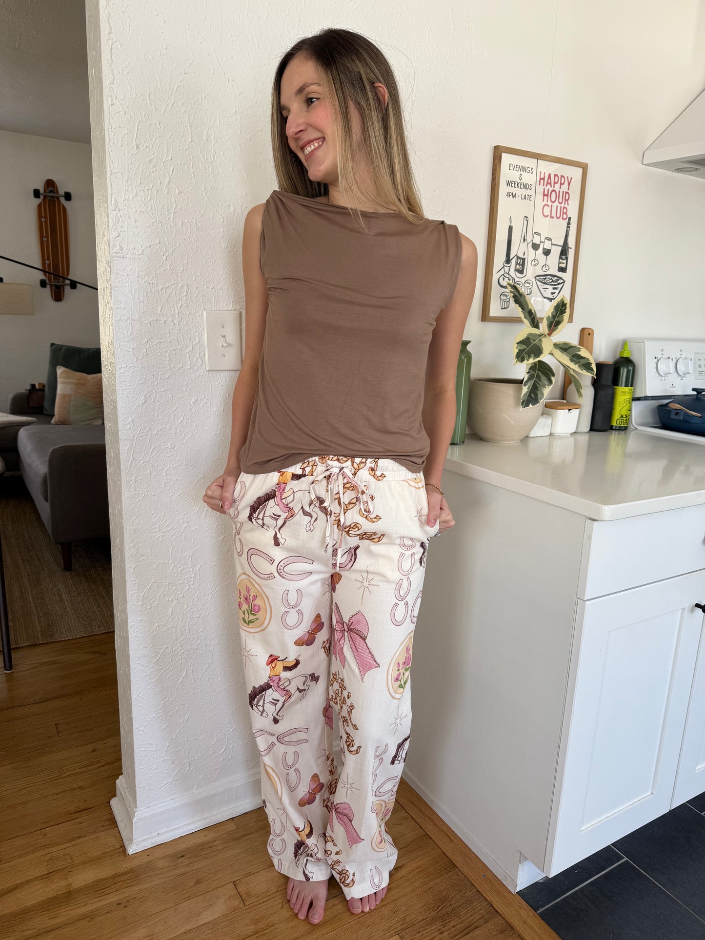 Bailey Rose Tessa Montana Summer Cream Cotton Pants