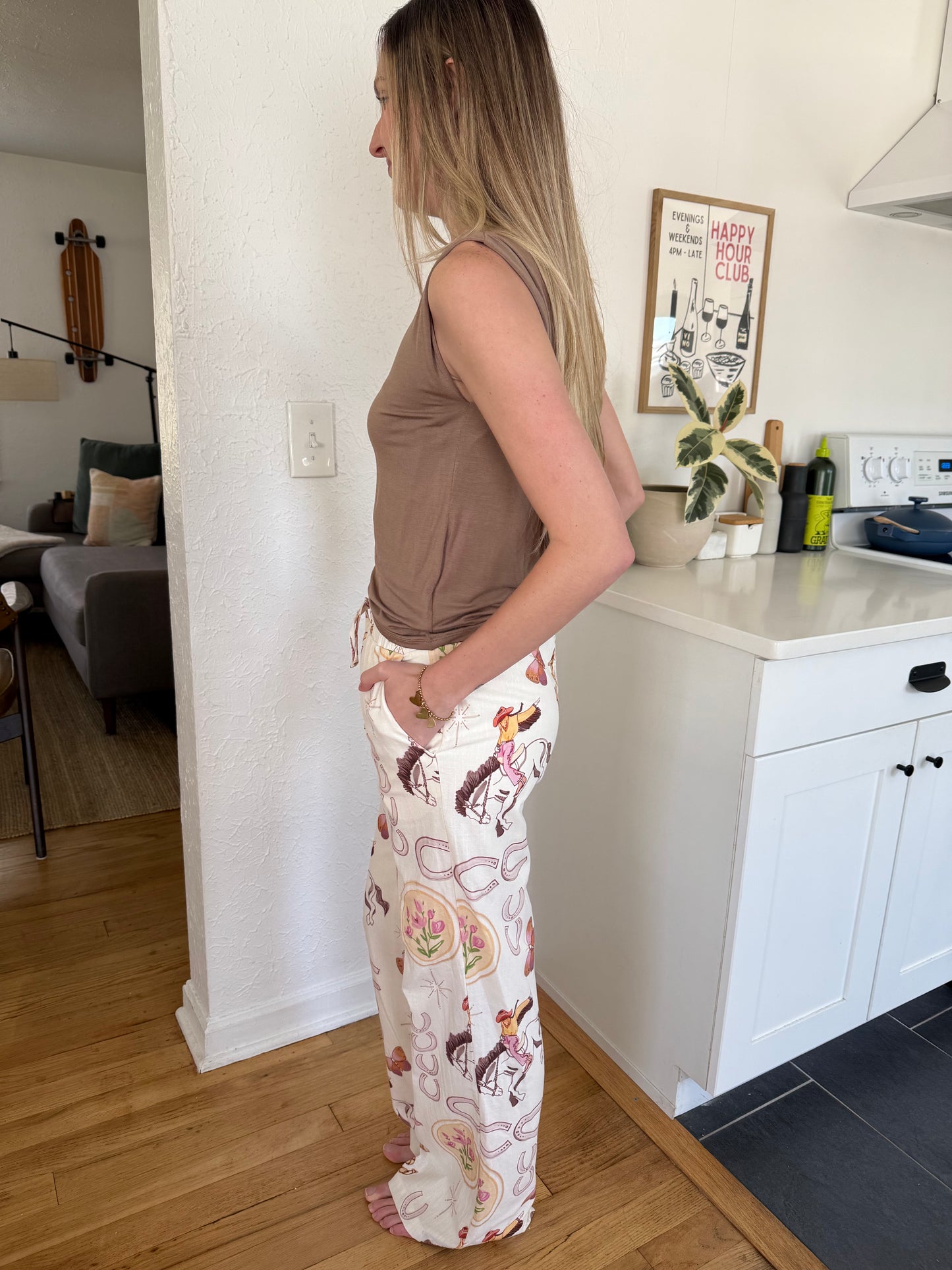 Bailey Rose Tessa Montana Summer Cream Cotton Pants