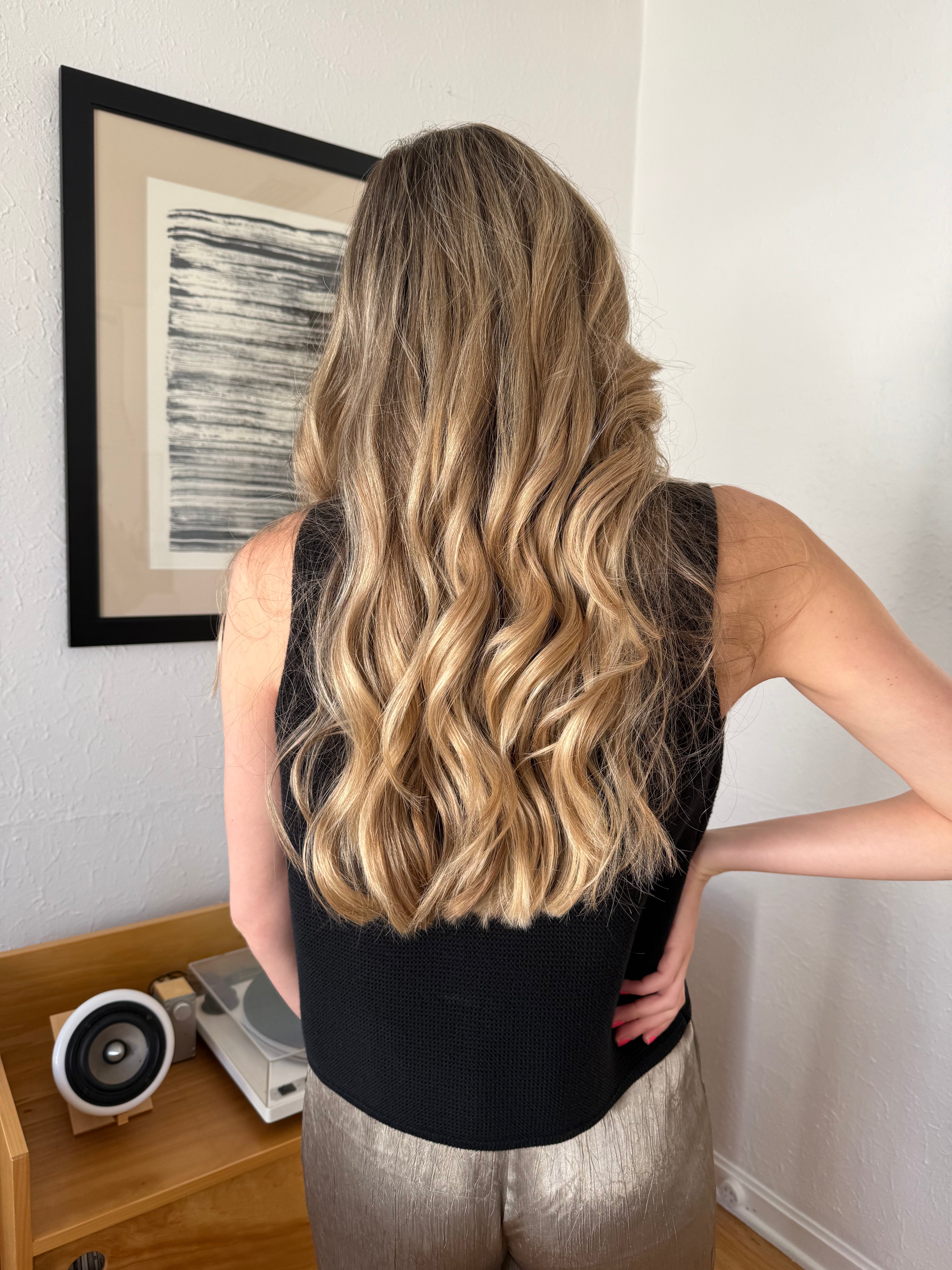 Miou Muse Micah Knit Tie Front Sleeveless Vest (Black)