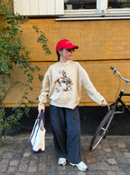 PINCH Virginia Beige Rodeo Pullover Sweater