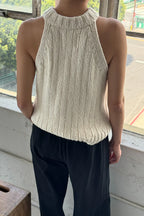 Le Bon Shoppe Claire Cotton Sweater Tank (Naturel)