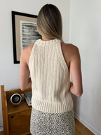 Le Bon Shoppe Claire Cotton Sweater Tank (Naturel)