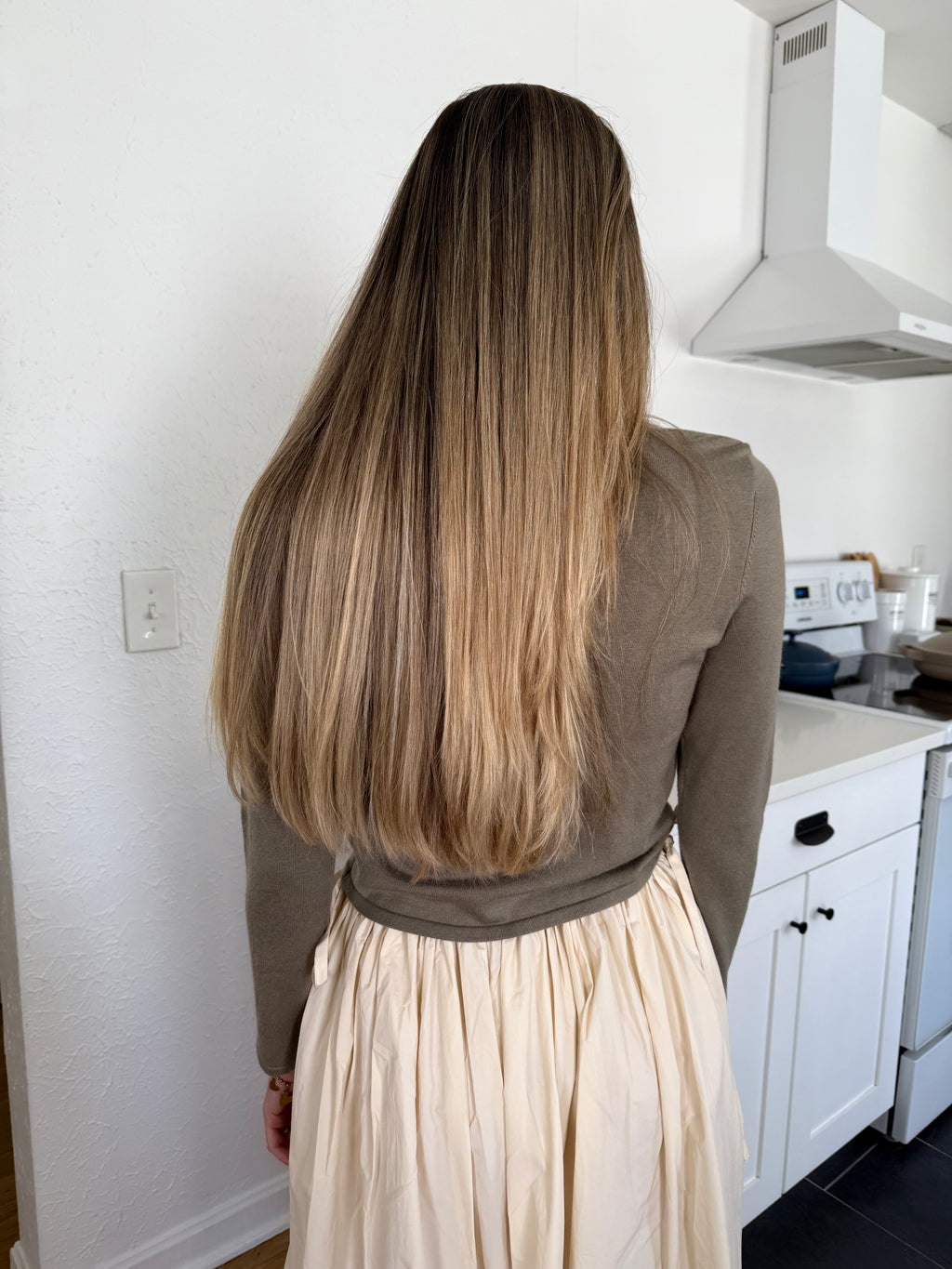 Harmony Knit Buttoned Long Sleeve Cardigan Top (Olive)