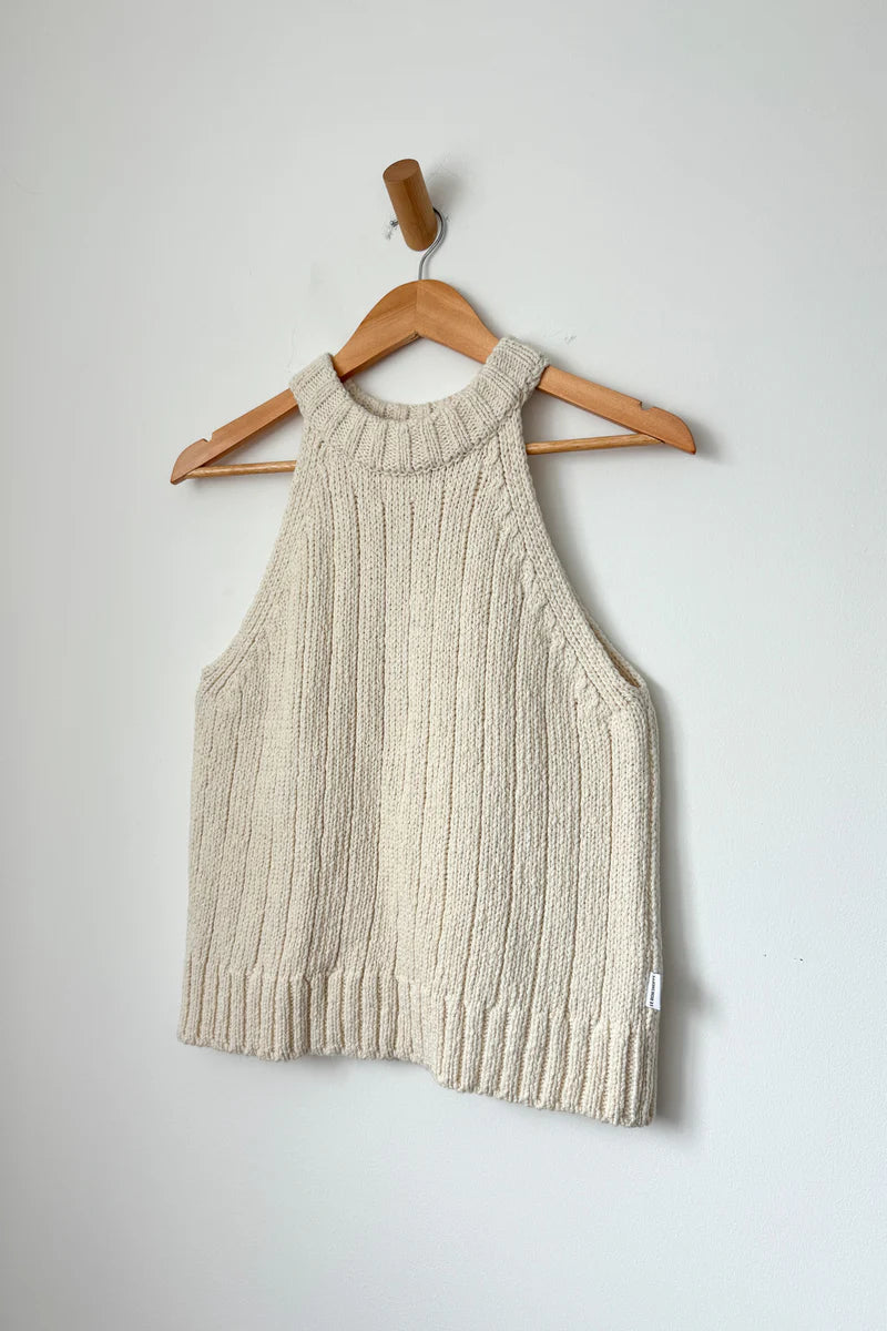 Le Bon Shoppe Claire Cotton Sweater Tank (Naturel)