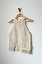 Le Bon Shoppe Claire Cotton Sweater Tank (Naturel)