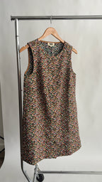 FRNCH Harlow Checkered Jacquard Tank Mini Dress