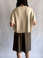 Miou Muse Landon Dark Olive Long Trouser Shorts