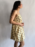 Things Between Layla Sleeveless Polka Dot Mini Dress (Cream)