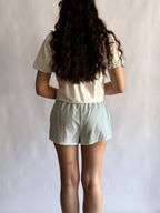 Bailey Rose Lily Blue Stripe Boxer Shorts