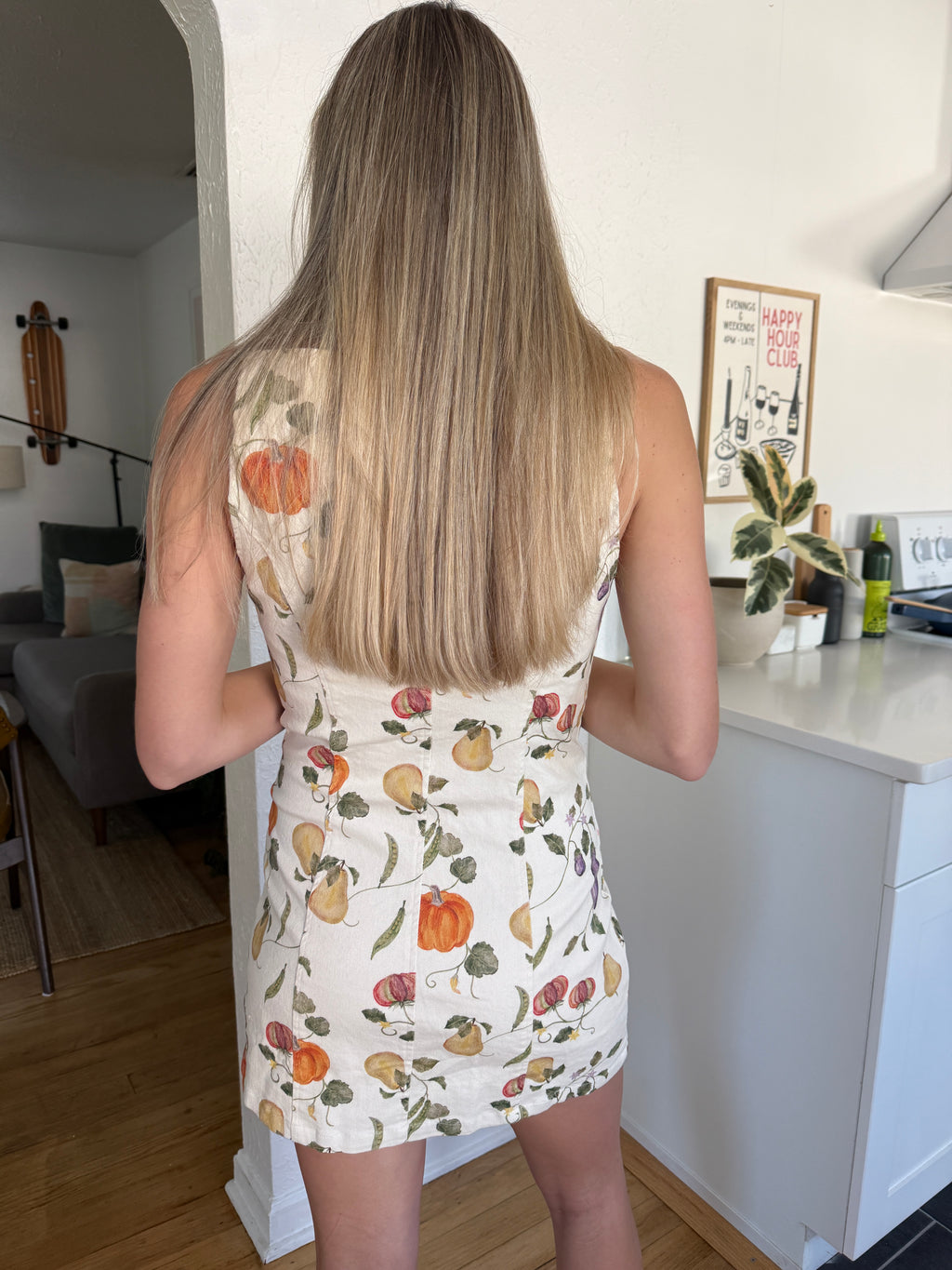 Bailey Rose Opal Fall Harvest Buttoned Midi Dress