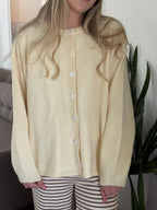 Things Between Ryan Oversized Button Knit Cardigan (Butter)