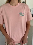 Miou Muse Rebecca Pink Sports Club Boxy T-Shirt
