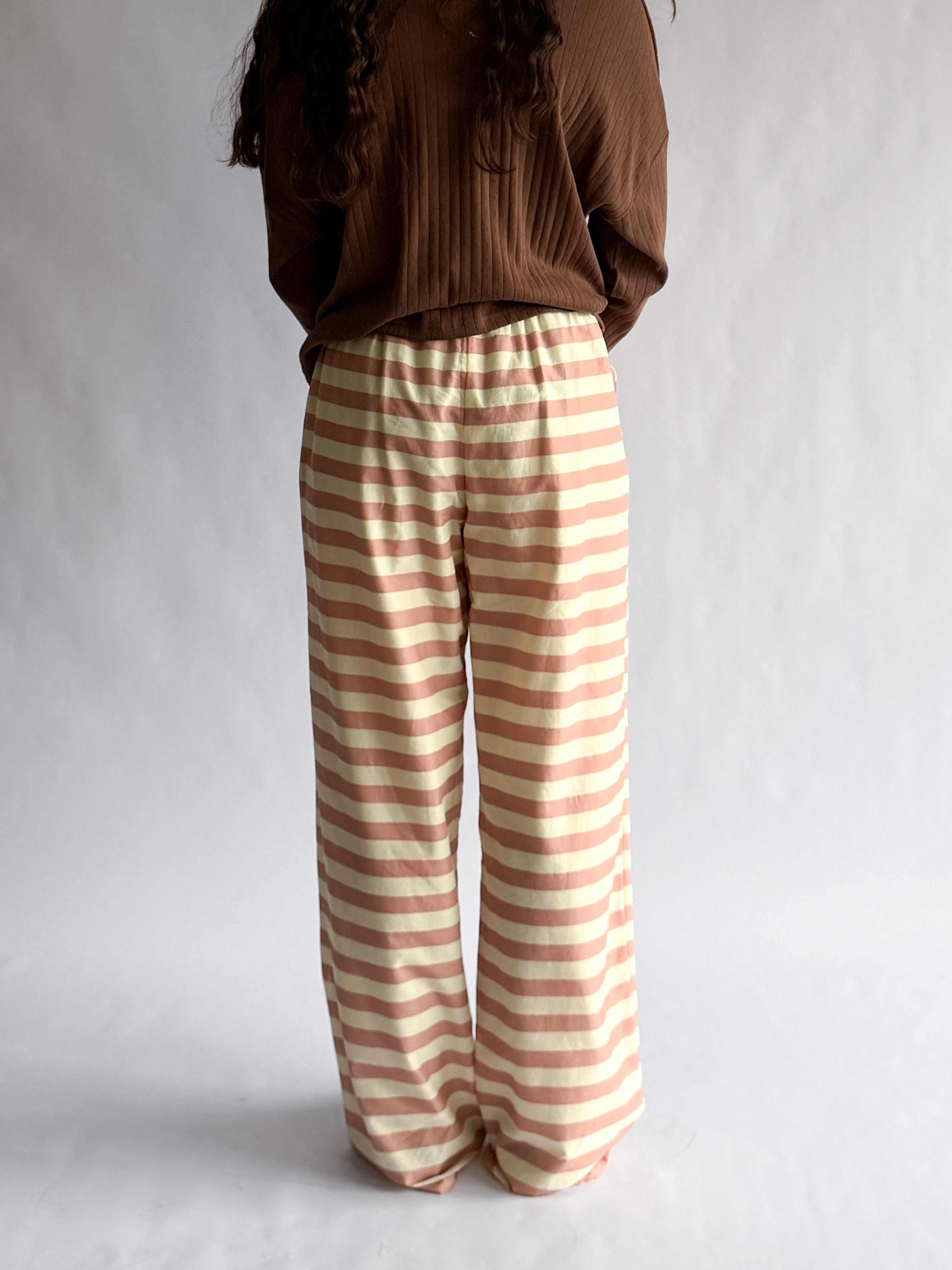 Sofie the Label Leslie Pink Stripe PJ Pants