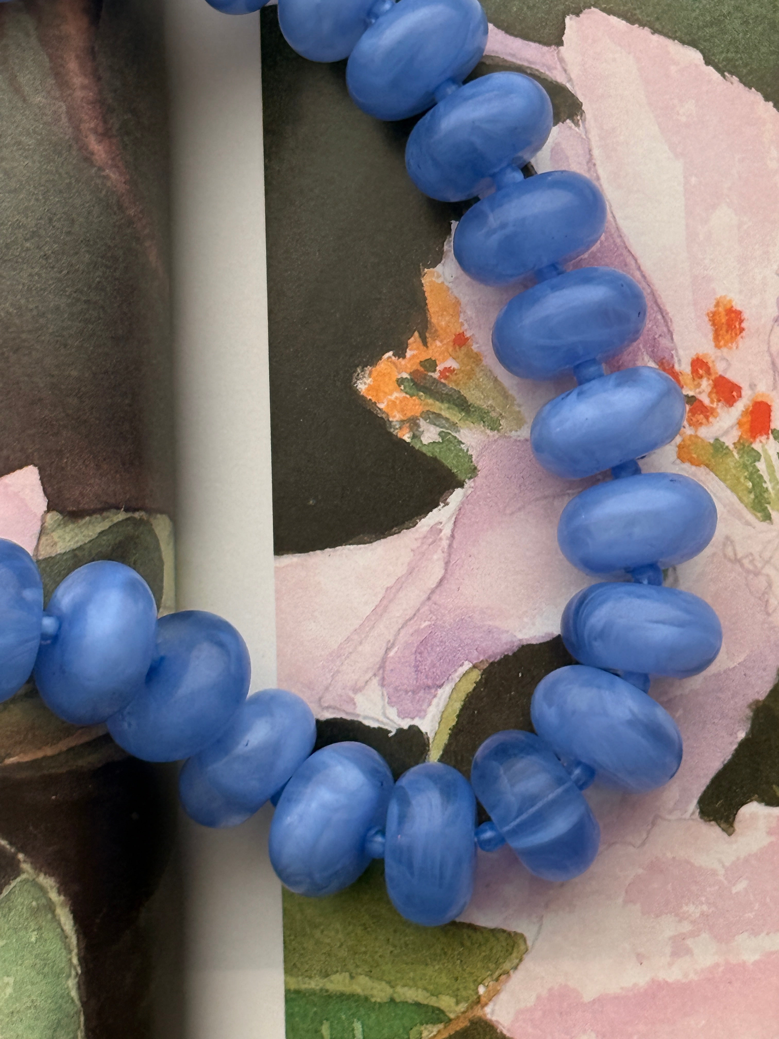Bailey Chunky Beaded Necklace (Four Colors)