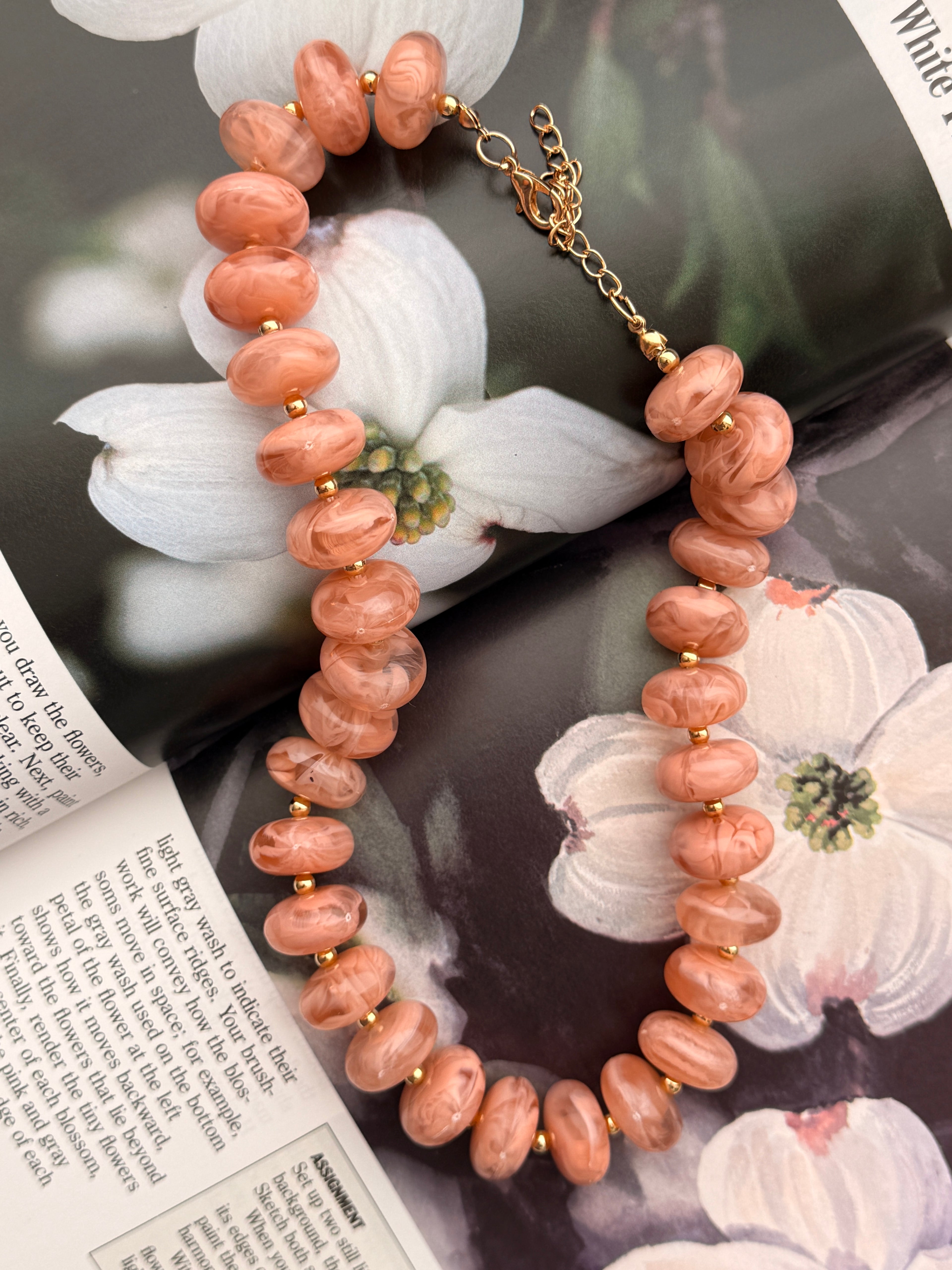 Holly Chunky Beaded Necklace