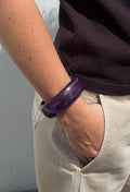 Marble Like Resin Cuff Bracelet