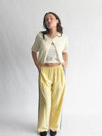 Things Between Landon Sporty Stripe Track Pants (Butter)