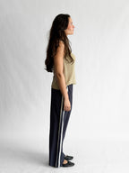 Things Between Landon Sporty Stripe Track Pants (Navy)
