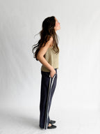 Things Between Landon Sporty Stripe Track Pants (Navy)