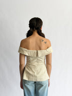 Sofie the Label Selena Linen Blend Off the Shoulder Top