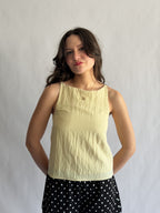 Natalie Butter Yellow Soft Tank Top
