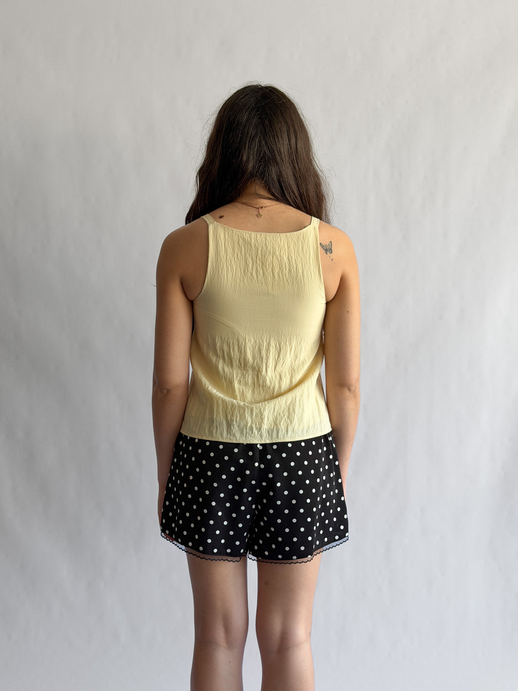 Natalie Butter Yellow Soft Tank Top