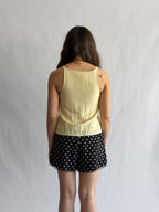Natalie Butter Yellow Soft Tank Top