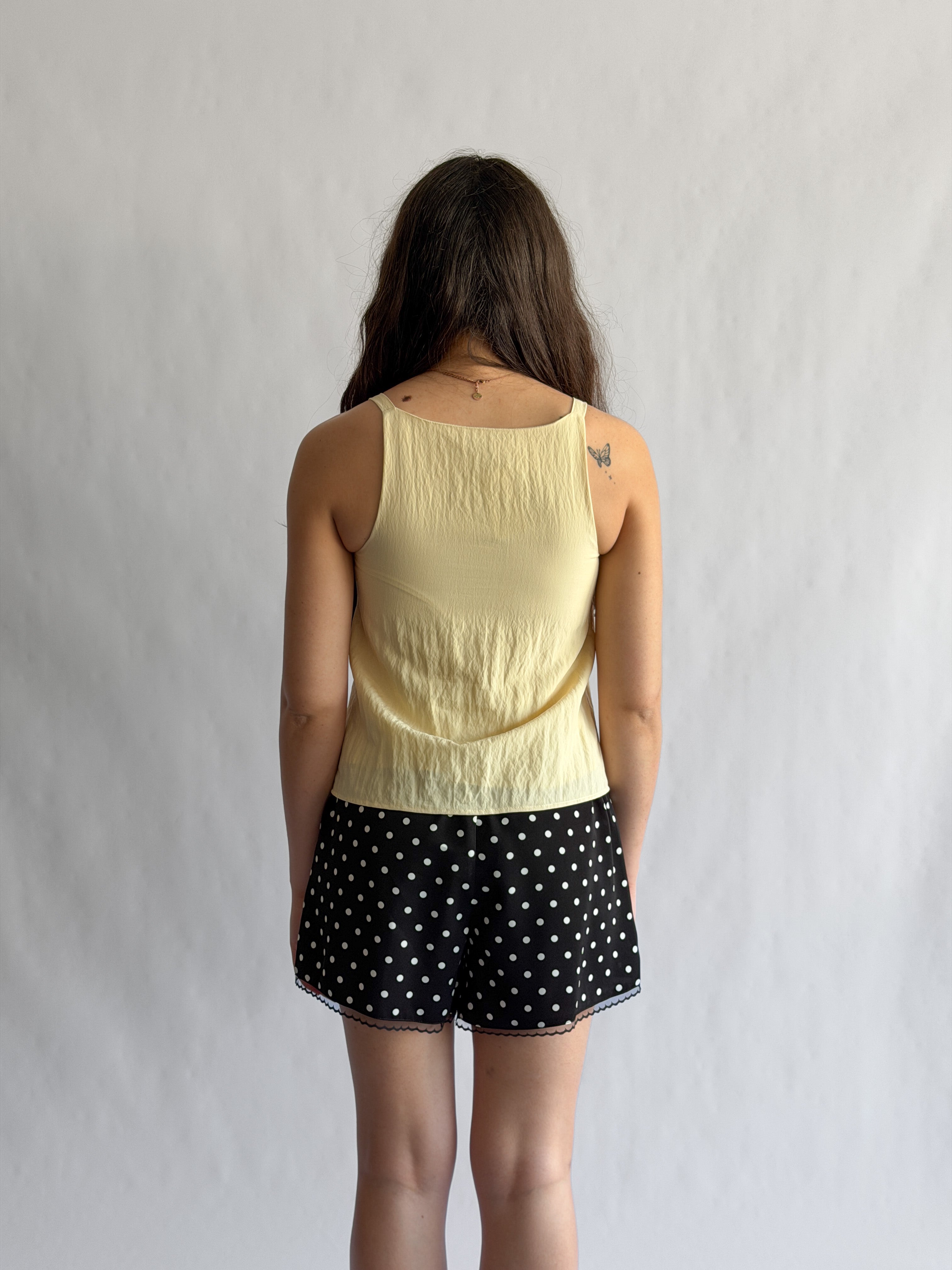 Natalie Butter Yellow Soft Tank Top