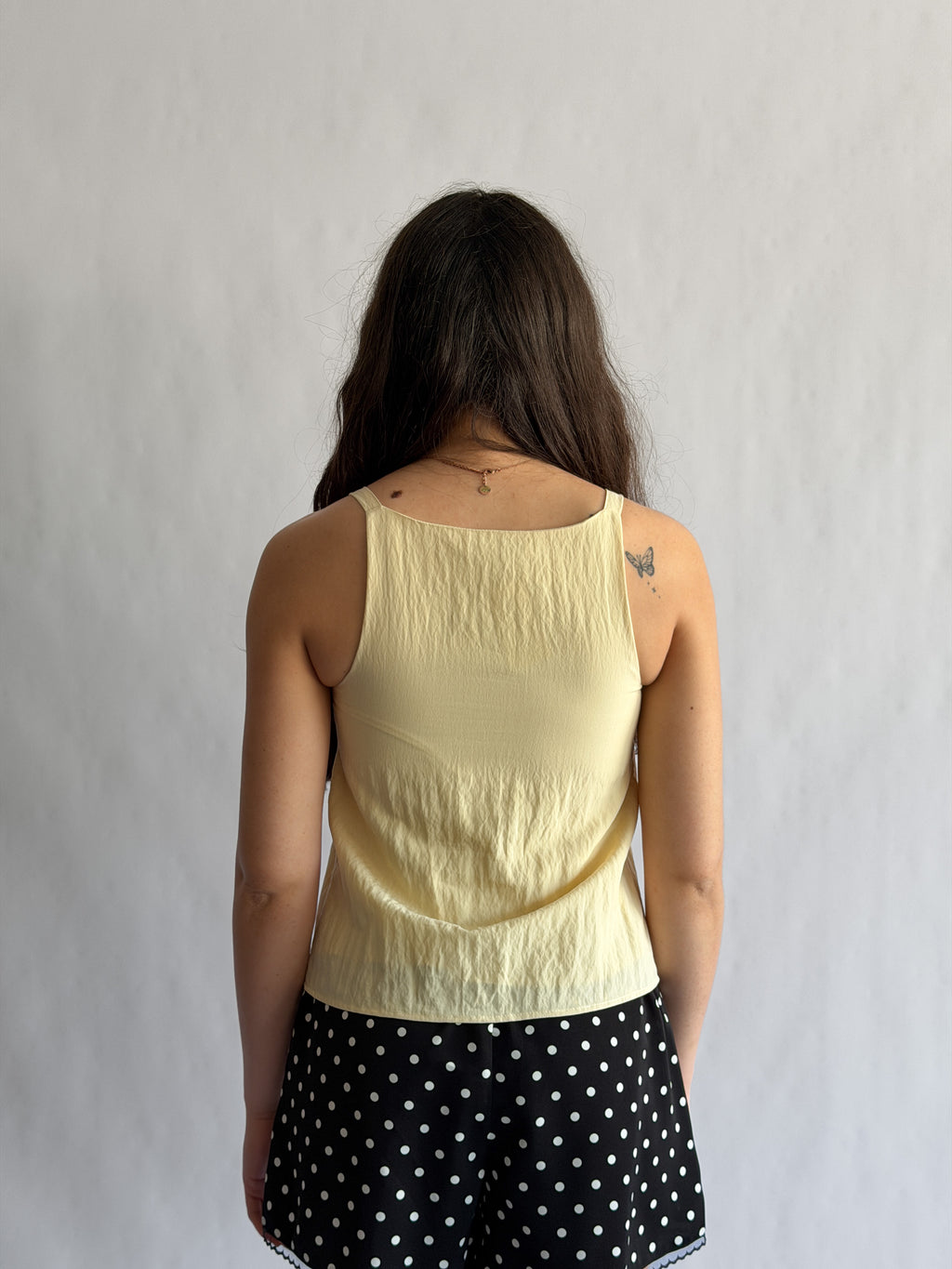 Natalie Butter Yellow Soft Tank Top