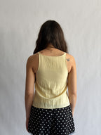 Natalie Butter Yellow Soft Tank Top