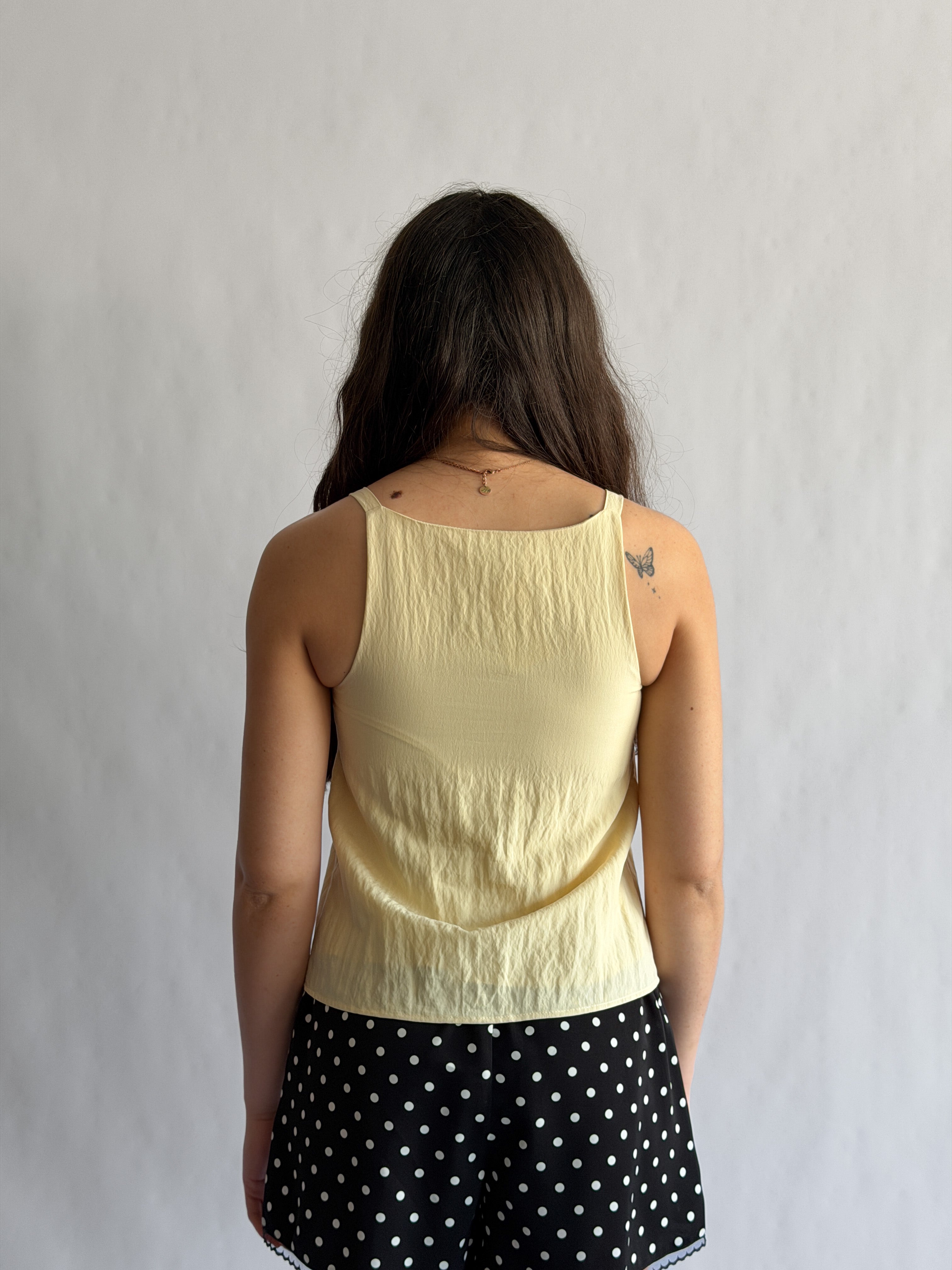 Natalie Butter Yellow Soft Tank Top