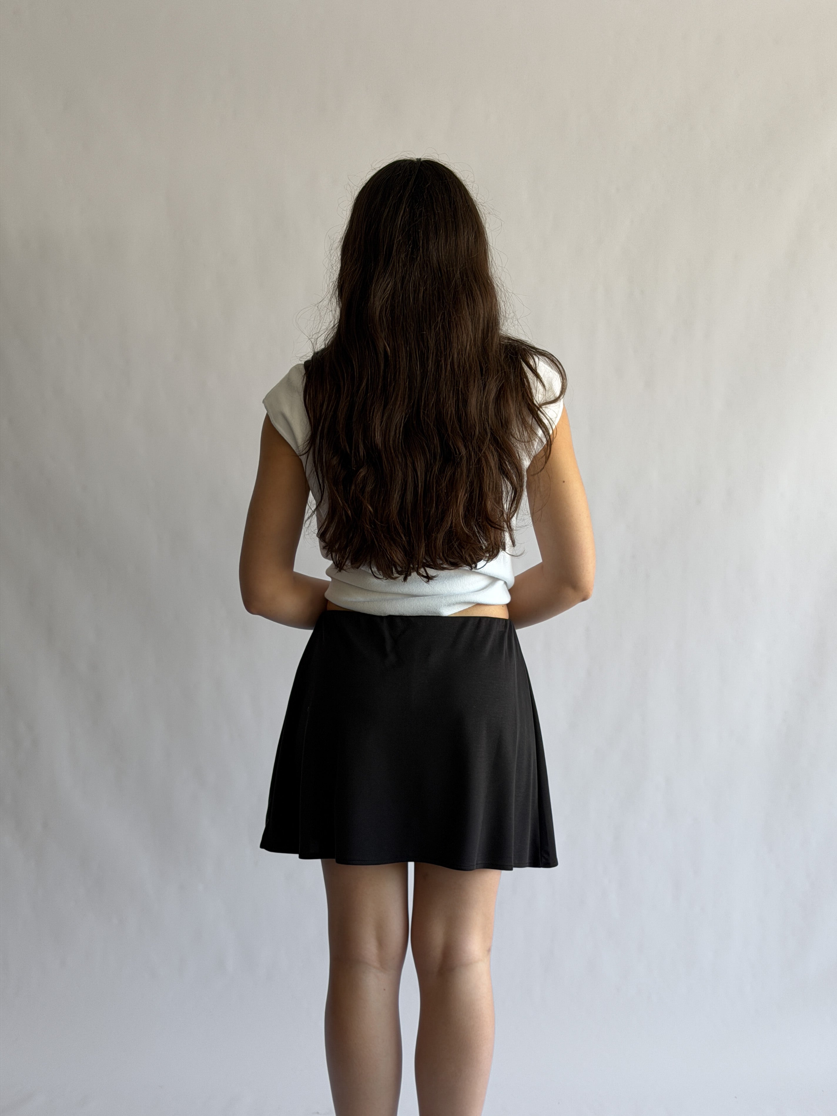 Things Between Nolan Stretch Mini Skirt (Black)