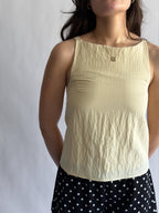 Natalie Butter Yellow Soft Tank Top
