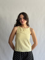 Natalie Butter Yellow Soft Tank Top