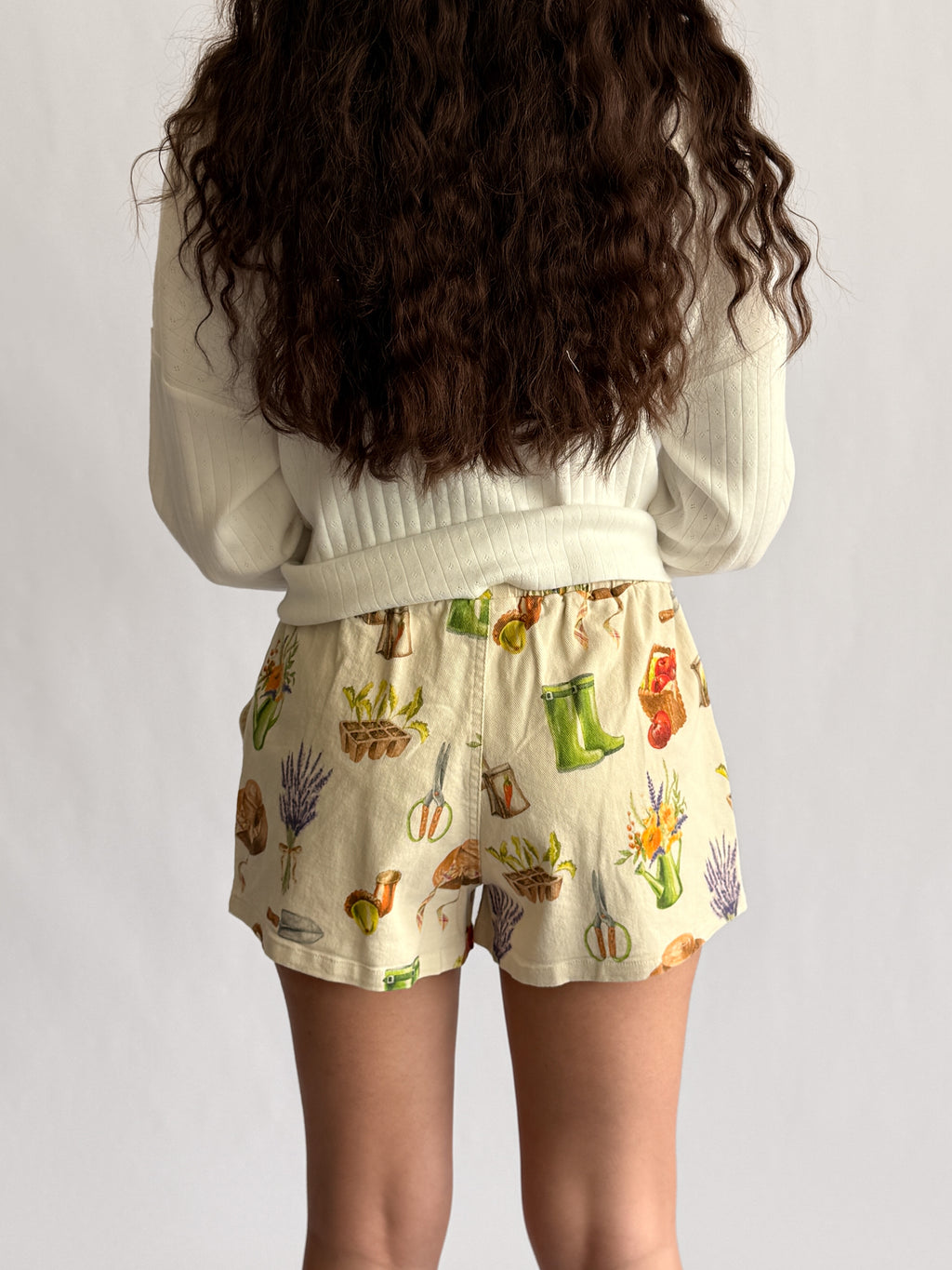 Bailey Rose Nessa Farmer's Market Cotton Denim Shorts