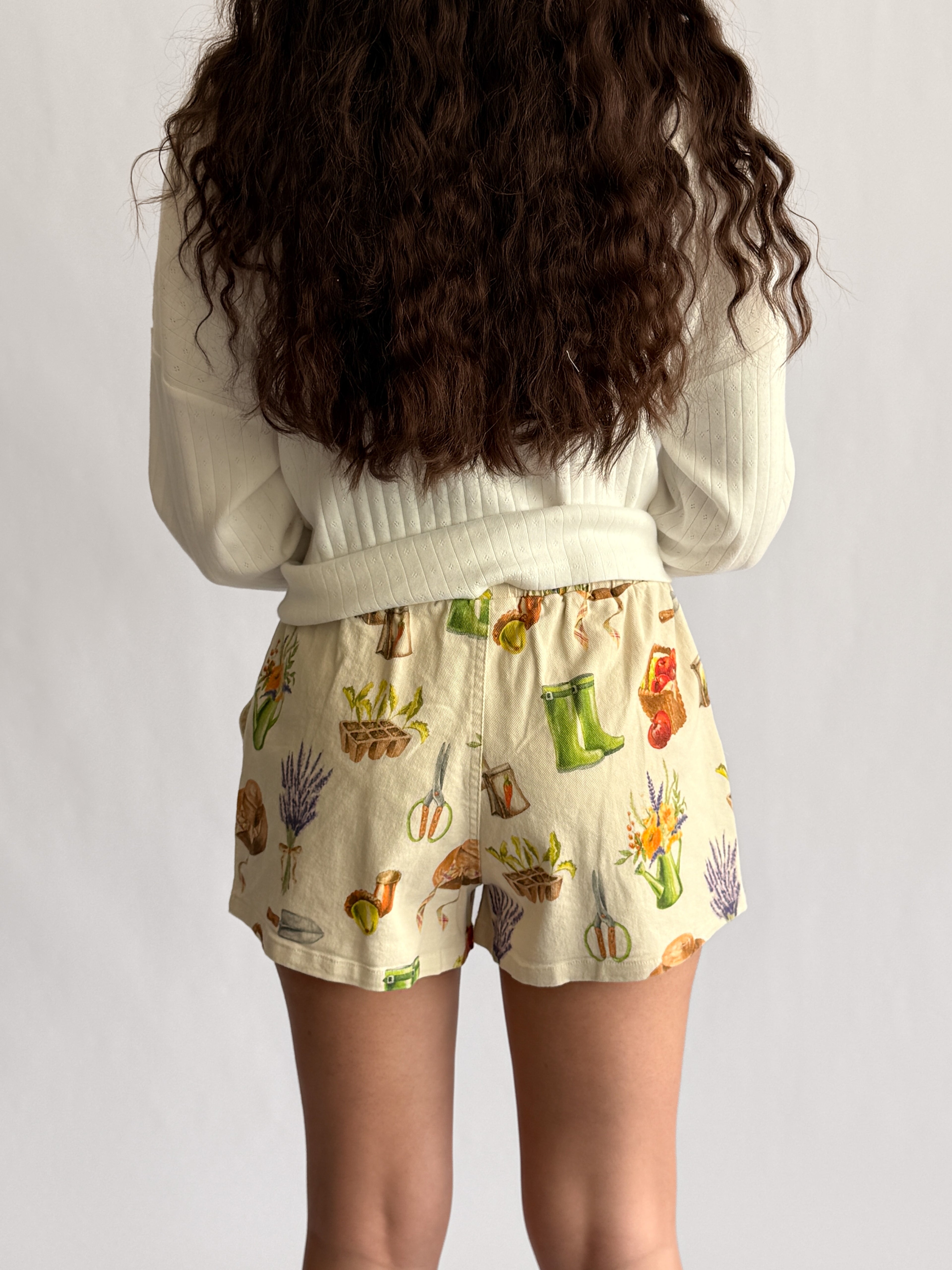 Bailey Rose Nessa Farmer's Market Cotton Denim Shorts