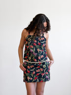 Heidi Floral Jacquard Mini Skirt