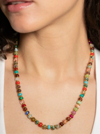 Brenda Grands Waterproof Gemstone Beaded Necklace