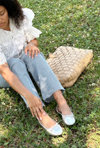 Chinese Laundry Audrey Ballet Flat (Silver)