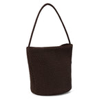 Matisse Vancouver Woven Chocolate Bucket Bag