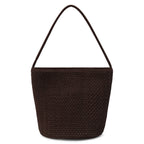 Matisse Vancouver Woven Chocolate Bucket Bag