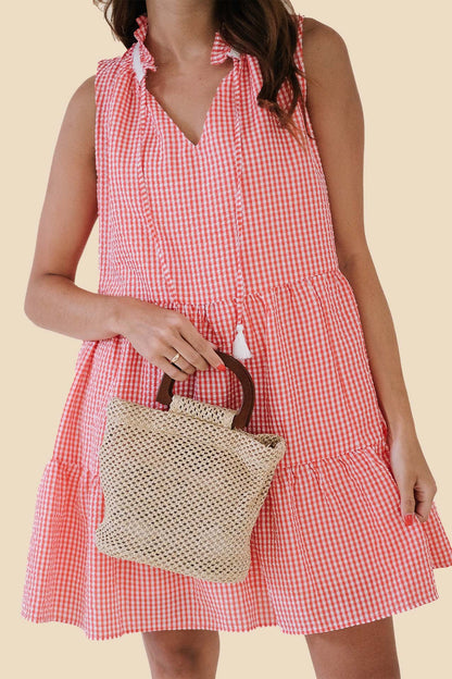 Matisse Jute Wooden Top Handle Tote