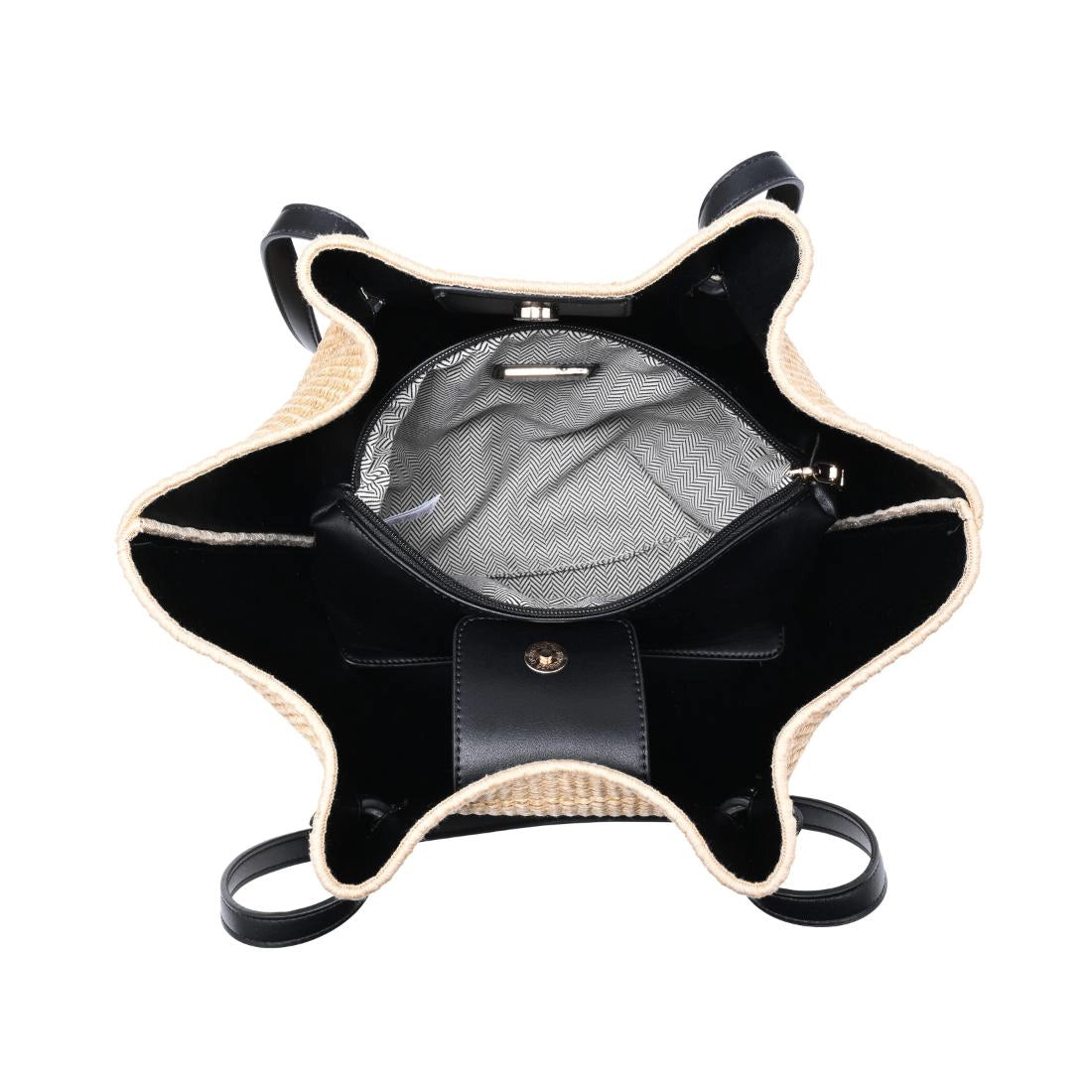 Lorenza Straw Tote Shoulder Bag