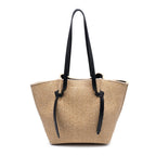 Lorenza Straw Tote Shoulder Bag