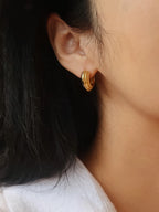 Flânerie Juliette 18K Gold Chunky Hoop Earrings