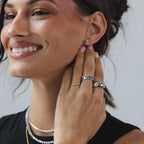 Brenda Grands 18K Gold Baguette Stud Earrings