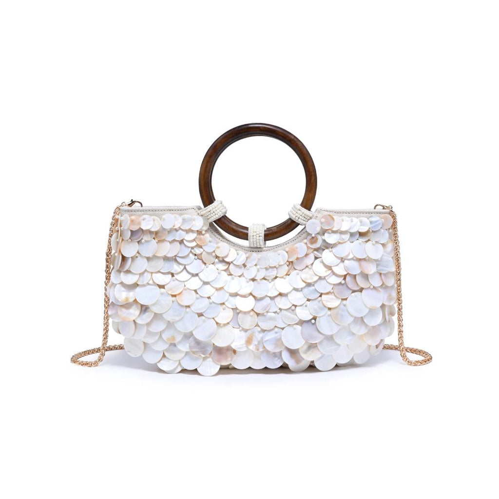 Scarlett Shell Evening Top Handle Bag