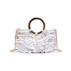 Scarlett Shell Evening Top Handle Bag
